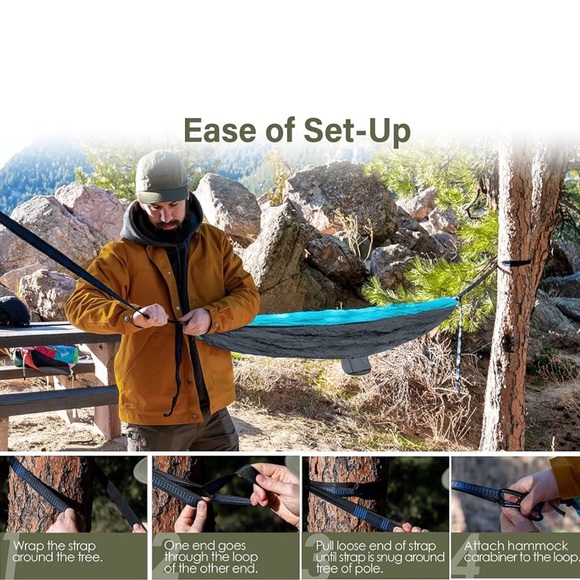 Lightweight Camping Hammock - Picture 3 of 8